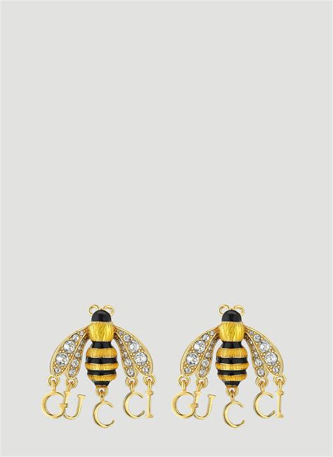 gucci bee stud earrings